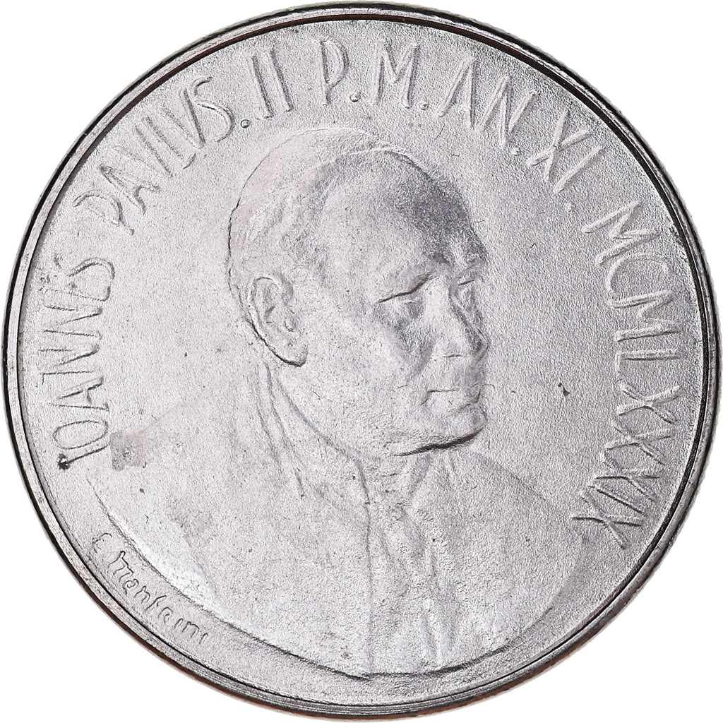 Monnaie, Cité du Vatican, John Paul II, 50 Lire, 1989, FDC, FDC, Acier