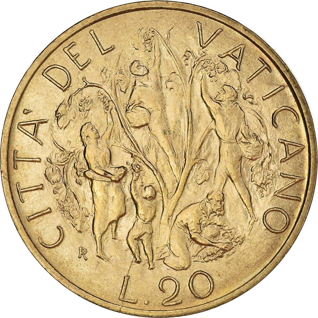 Monnaie, Cité du Vatican, John Paul II, 20 Lire, 1989, FDC, Bronze-Aluminium