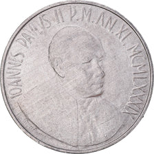 Coin, VATICAN CITY, John Paul II, 10 Lire, 1989, FDC, MS(65-70), Aluminum