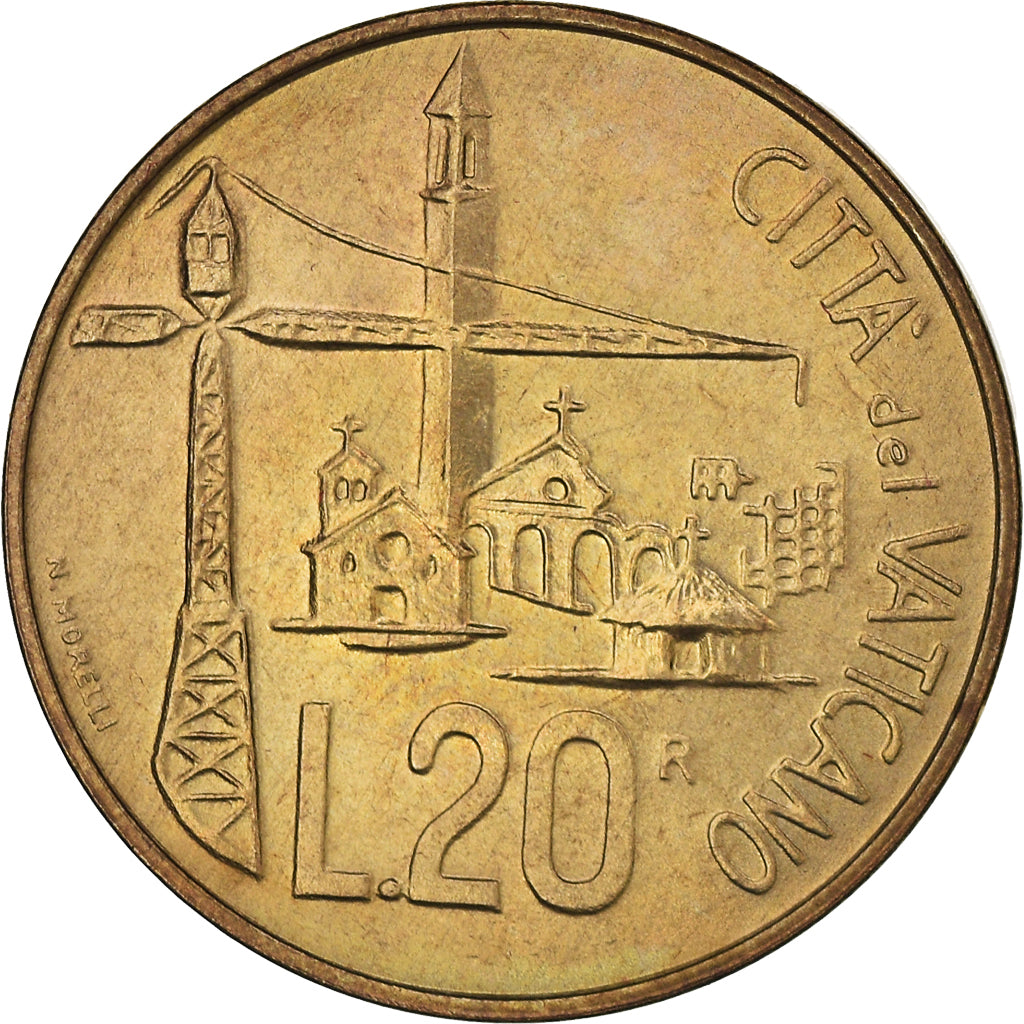 Moneta, CITTÀ DEL VATICANO, John Paul II, 20 Lire, 1991, FDC, FDC