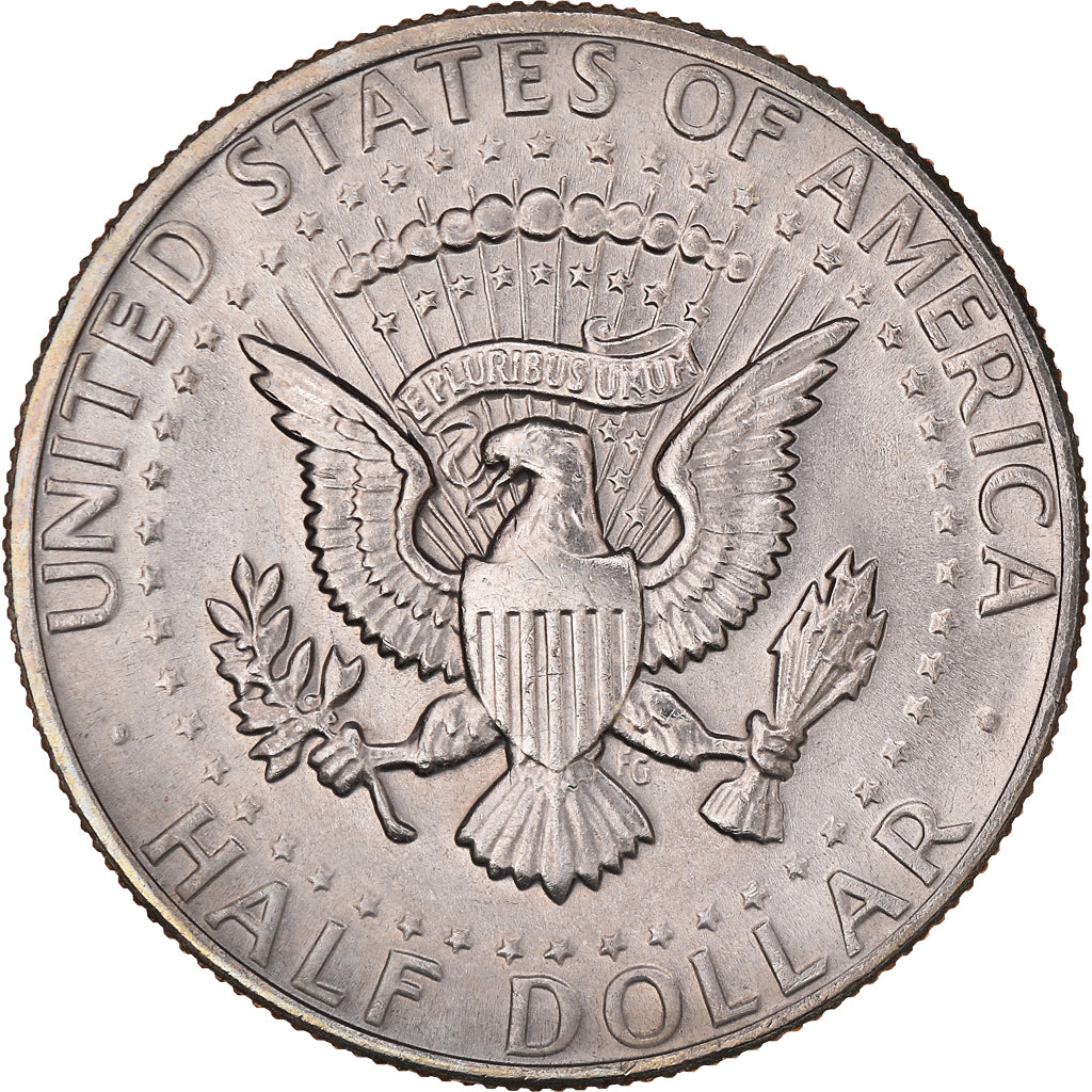 Coin, United States, Kennedy Half Dollar, Half Dollar, 1980, U.S. Mint