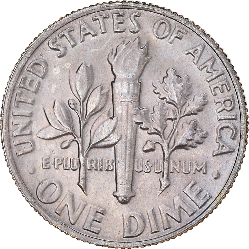 Coin, United States, Roosevelt Dime, Dime, 1980, U.S. Mint, Philadelphia