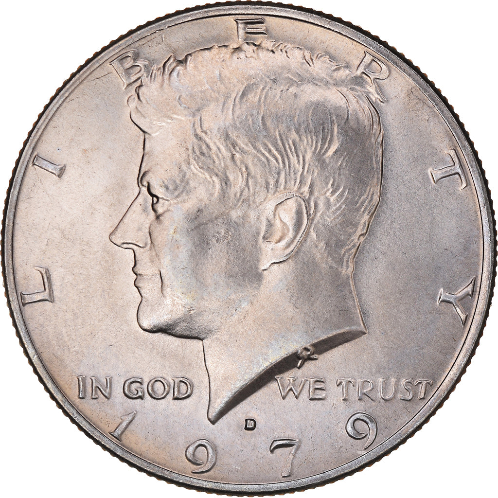 Coin, United States, Kennedy Half Dollar, Half Dollar, 1979, U.S. Mint, Denver