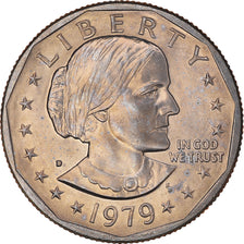 Coin, United States, Susan B. Anthony Dollar, Dollar, 1979, U.S. Mint