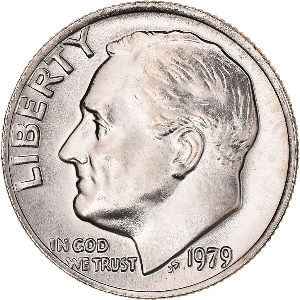 Coin, United States, Roosevelt Dime, Dime, 1979, U.S. Mint, Philadelphia