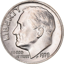 Coin, United States, Roosevelt Dime, Dime, 1979, U.S. Mint, Philadelphia