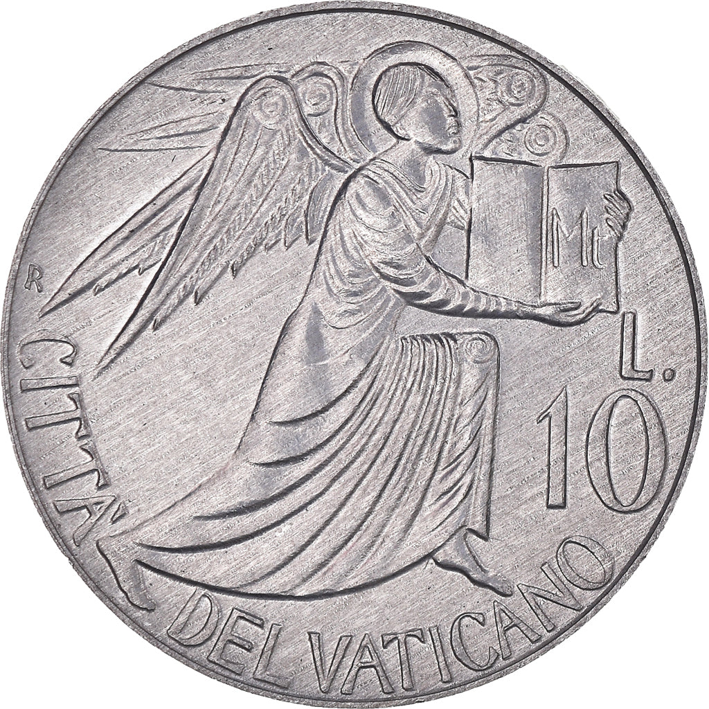 Monnaie, Cité du Vatican, John Paul II, 10 Lire, 1985, FDC, FDC, Aluminium