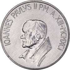 Coin, VATICAN CITY, John Paul II, 10 Lire, 1991, FDC, MS(65-70), Aluminum