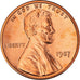 Coin, United States, Lincoln Cent, Cent, 1987, U.S. Mint, Philadelphia