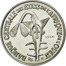 Coin, West African States, 50 Francs, 1972, MS(65-70), Copper-nickel, KM:6