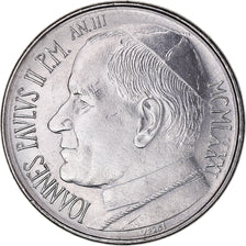Coin, VATICAN CITY, John Paul II, 50 Lire, 1981, Roma, MS(65-70), Stainless