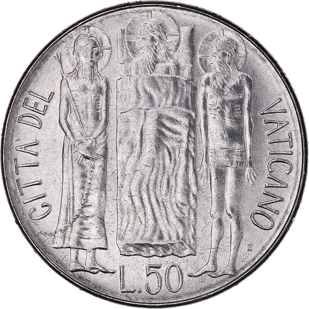 Monnaie, Cité du Vatican, John Paul II, 50 Lire, 1981, Roma, FDC, Acier