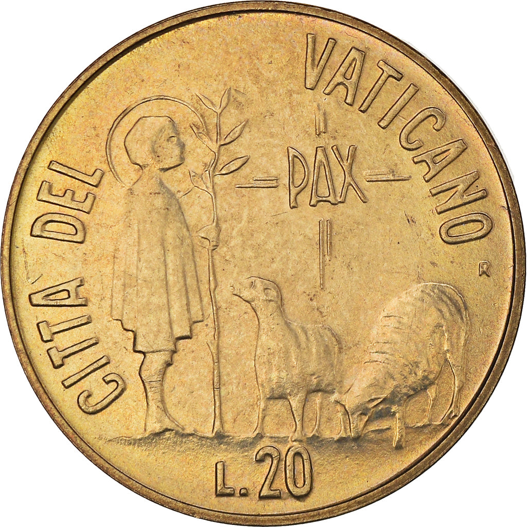 Monnaie, Cité du Vatican, John Paul II, 20 Lire, 1984, Roma, FDC, FDC