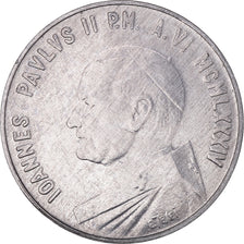 Coin, VATICAN CITY, John Paul II, 10 Lire, 1984, Rome, FDC, MS(65-70), Aluminum
