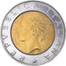 Moeda, Itália, 500 Lire, 1998, F.A.O. - IFAD, AU(50-53), Bimetálico, KM:193