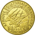 Moneda, Camerún, 5 Francs, 1958, Paris, FDC, Aluminio - bronce, KM:E7