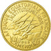 Moneda, Camerún, 25 Francs, 1958, Paris, FDC, Aluminio - bronce, KM:E9