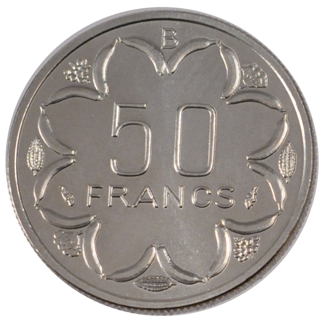 WEST AFRICAN STATES, Franc, 1976, KM #8, MS(65-70), Steel, 4.69