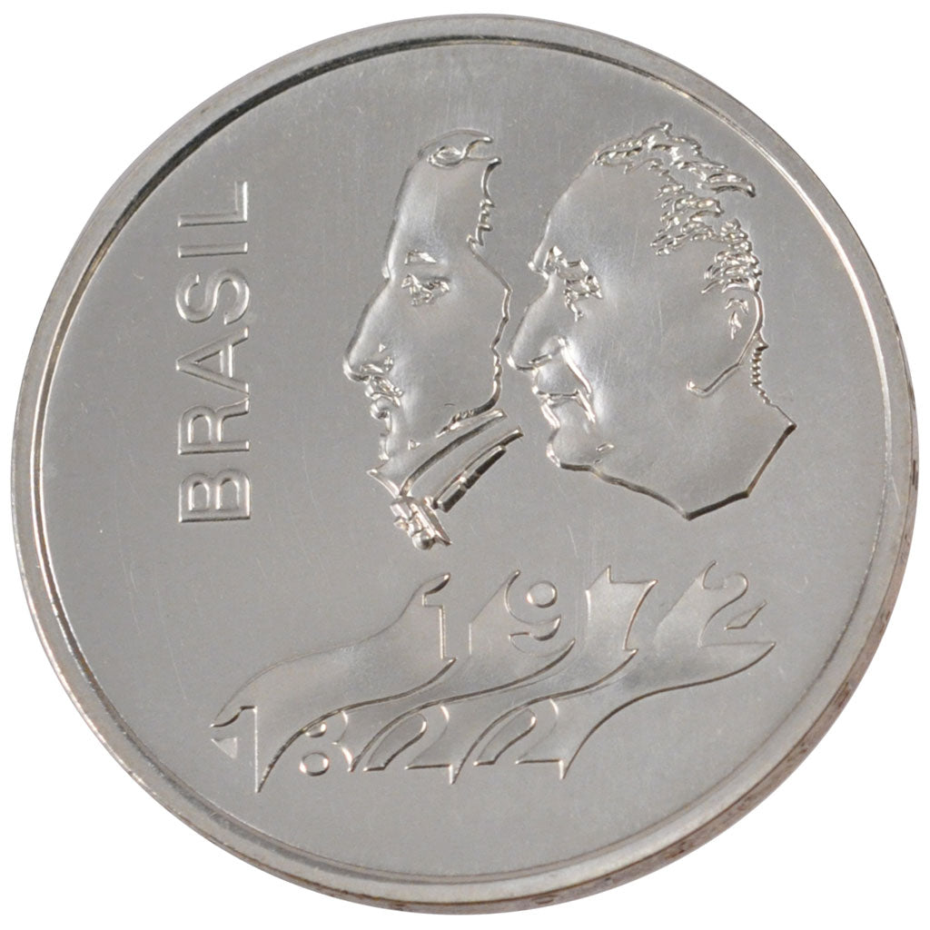 BRAZIL, 20 Cruzeiros, 1972, KM #Pr6, MS(65-70), Silver, 18.10