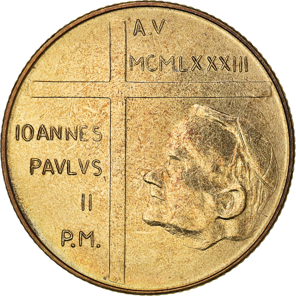 Coin, VATICAN CITY, John Paul II, 200 Lire, 1983, Roma, FDC, MS(65-70)