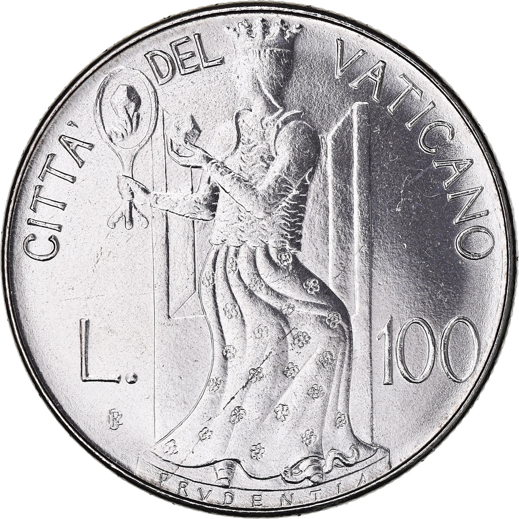 Monnaie, Cité du Vatican, John Paul II, 100 Lire, 1980, Roma, AN 2, SPL, Acier