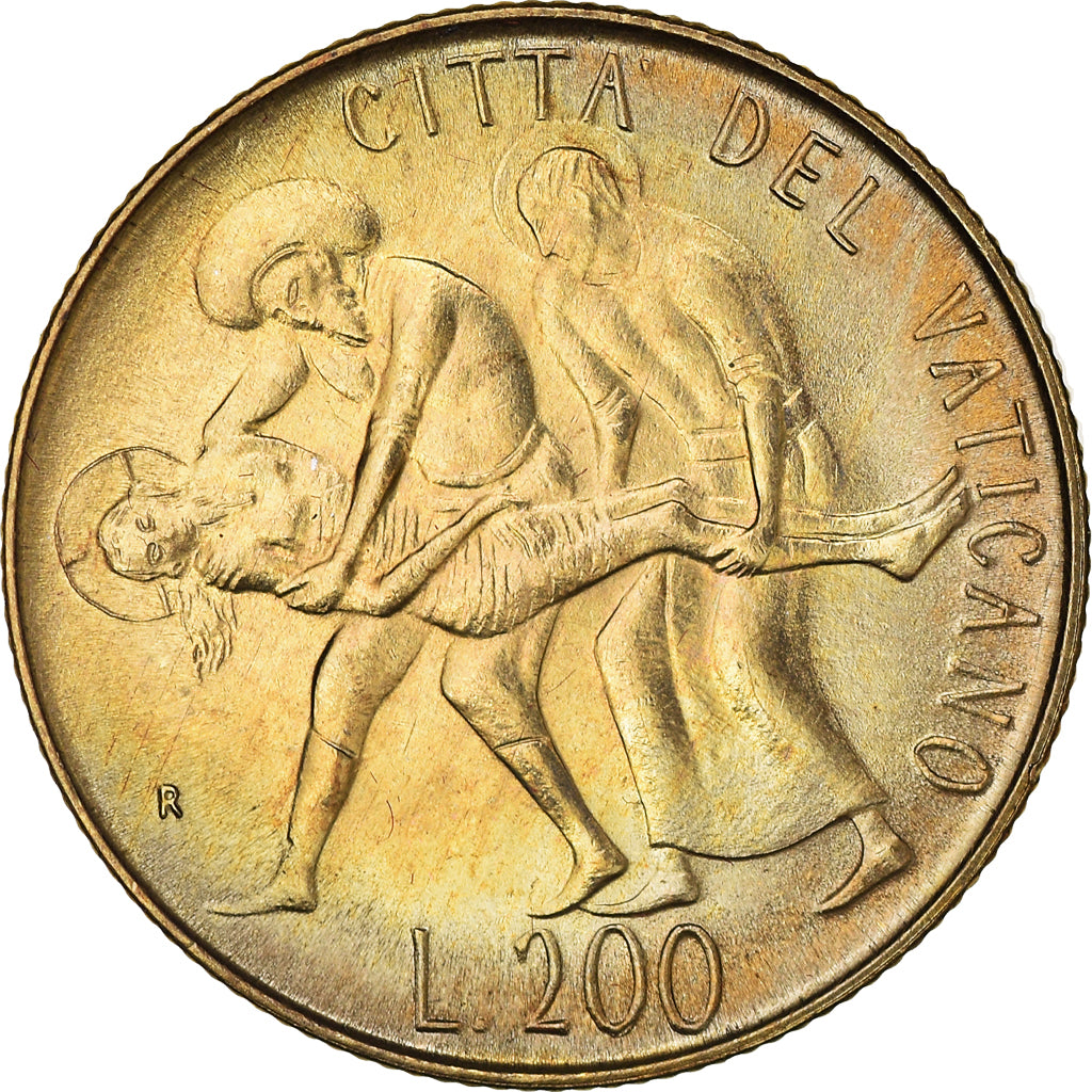 Moneta, PAŃSTWO WATYKAŃSKIE, John Paul II, 200 Lire, 1981, Roma, MS(65-70)