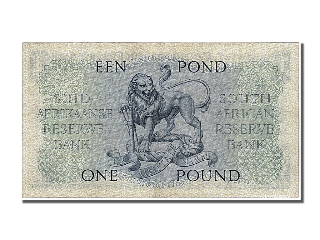 South Africa, 1 Pound, 1950, KM #92c, 1950-04-12, AU(55-58), B47