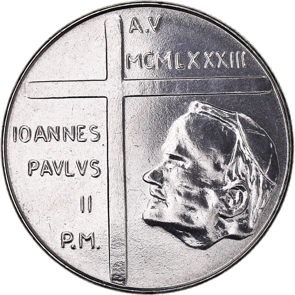 Monnaie, Cité du Vatican, John Paul II, 100 Lire, 1983, Roma, FDC, FDC, Acier