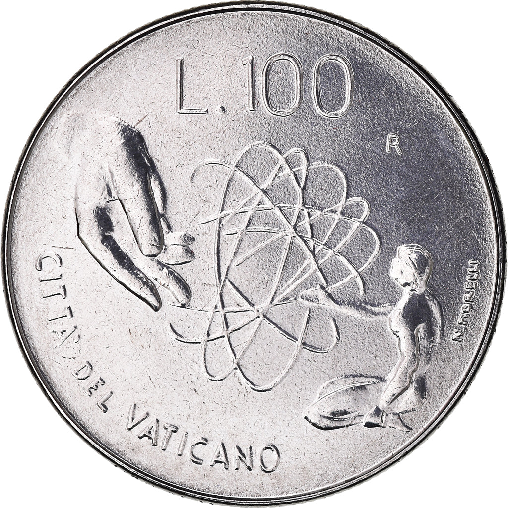Monnaie, Cité du Vatican, John Paul II, 100 Lire, 1983, Roma, FDC, FDC, Acier