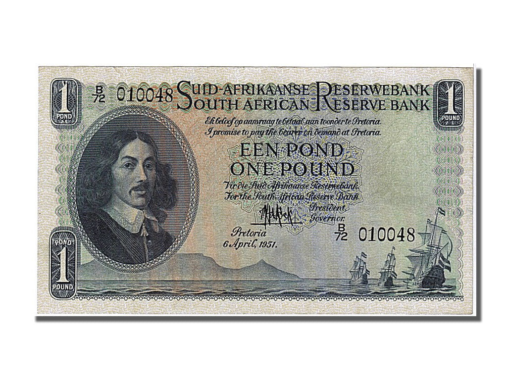 Afrique du Sud, 1 Livre type 1948-59