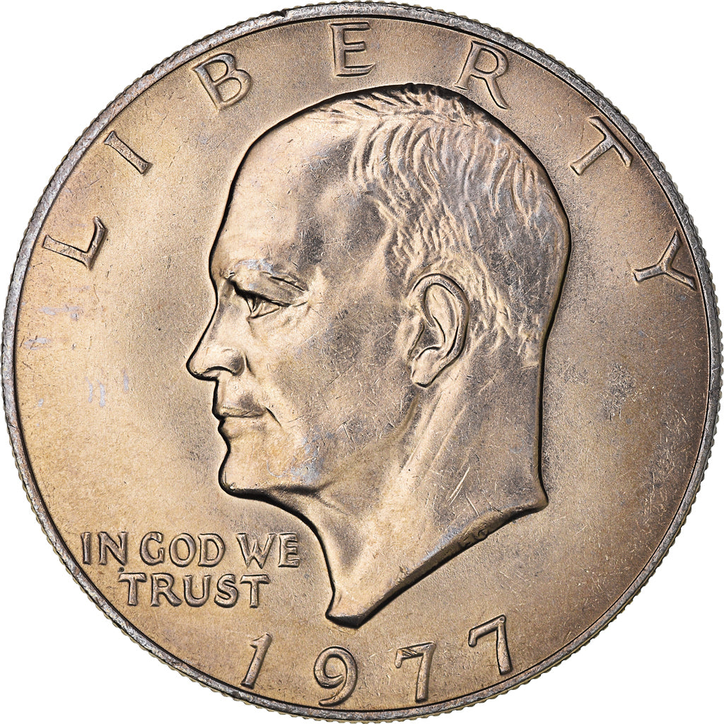 Coin, United States, Eisenhower, Dollar, 1977, Philadelphia, EF(40-45)