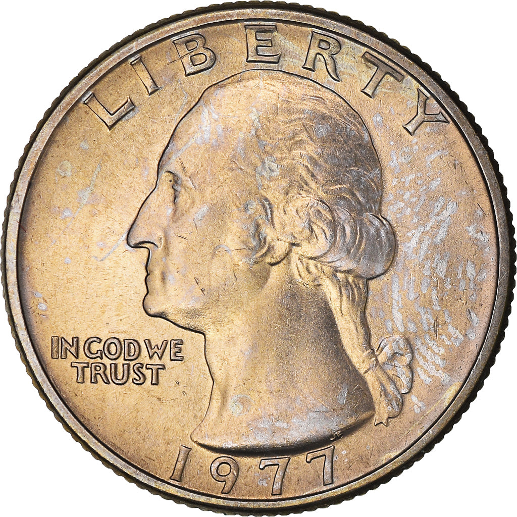 Moneda, Estados Unidos, Washington Quarter, Quarter, 1977, U.S. Mint