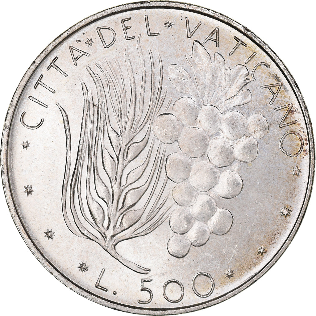 Moneda, CIUDAD DEL VATICANO, Paul VI, 500 Lire, 1976, FDC, Plata, KM:123