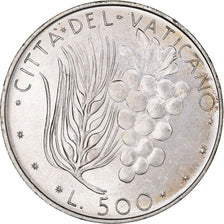 Coin, VATICAN CITY, Paul VI, 500 Lire, 1976, MS(65-70), Silver, KM:123