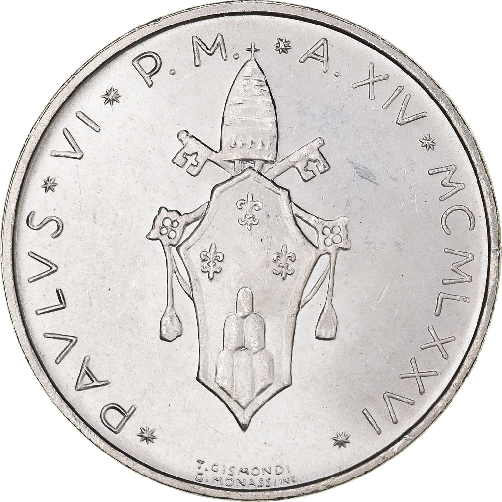 Moneda, CIUDAD DEL VATICANO, Paul VI, 500 Lire, 1976, FDC, Plata, KM:123