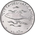 Moneda, CIUDAD DEL VATICANO, Paul VI, 10 Lire, 1977, Roma, FDC, Aluminio, KM:119