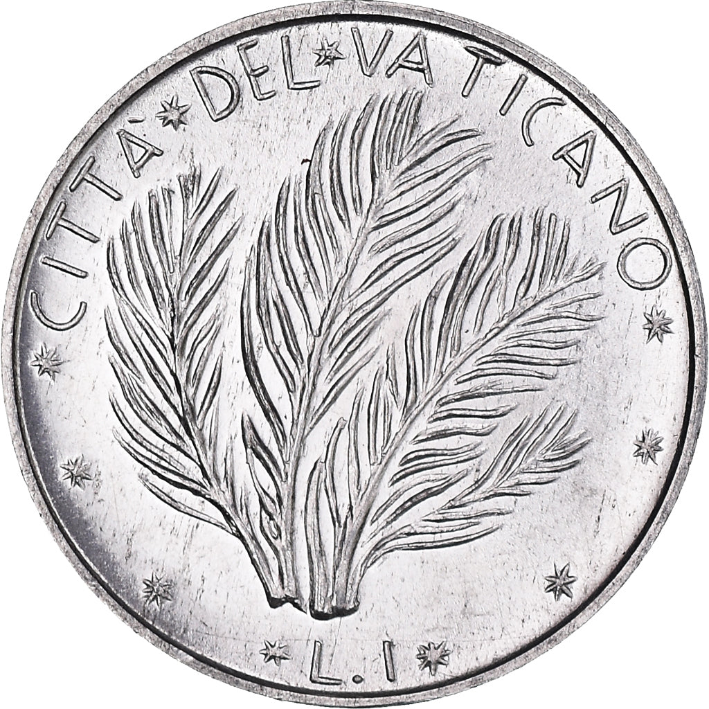 Monnaie, Cité du Vatican, Paul VI, Lira, 1973, FDC, Aluminium, KM:116