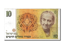 Israel, 10 New Sheqalim, 1987, KM #53b, EF(40-45), 0255038778