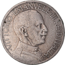 Coin, Italy, Vittorio Emanuele III, 2 Lire, 1925, Rome, VF(30-35), Nickel, KM:63