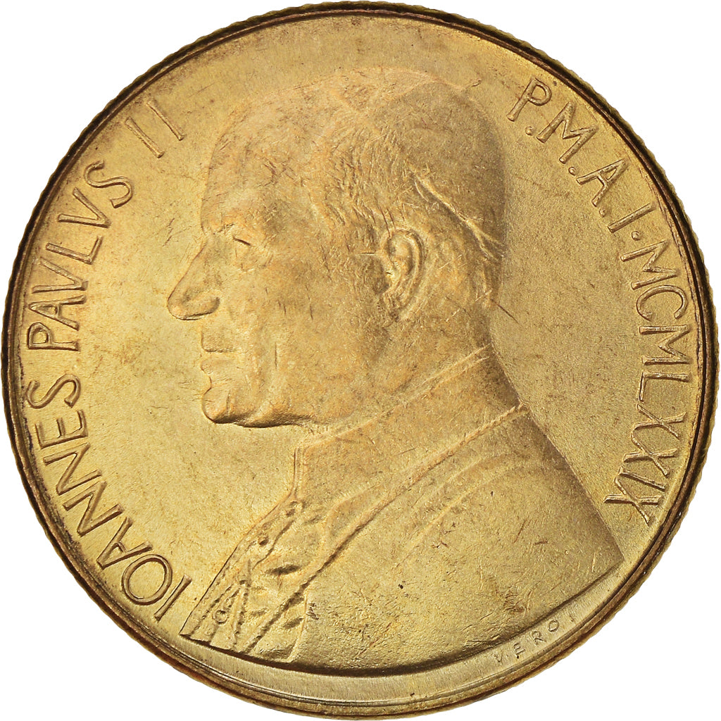 Coin, VATICAN CITY, John Paul II, 200 Lire, 1979, Roma, MS(65-70)