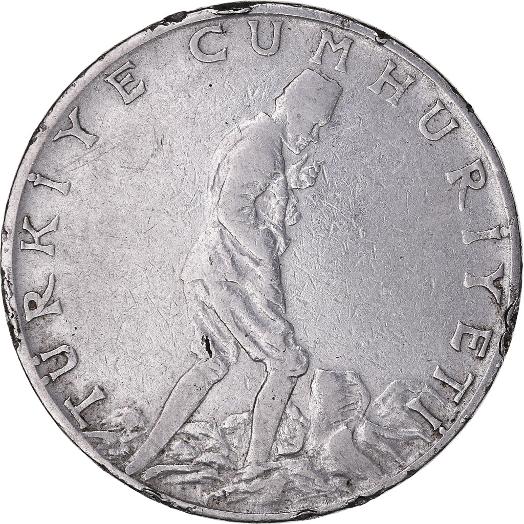 Monnaie, Turquie, 2-1/2 Lira, 1965, TB+, Acier inoxydable, KM:893.1