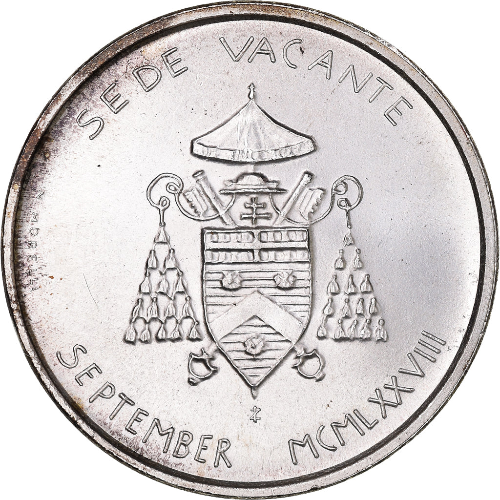 Monnaie, Cité du Vatican, Sede Vacante, 500 Lire, 1978, Roma, FDC, Argent