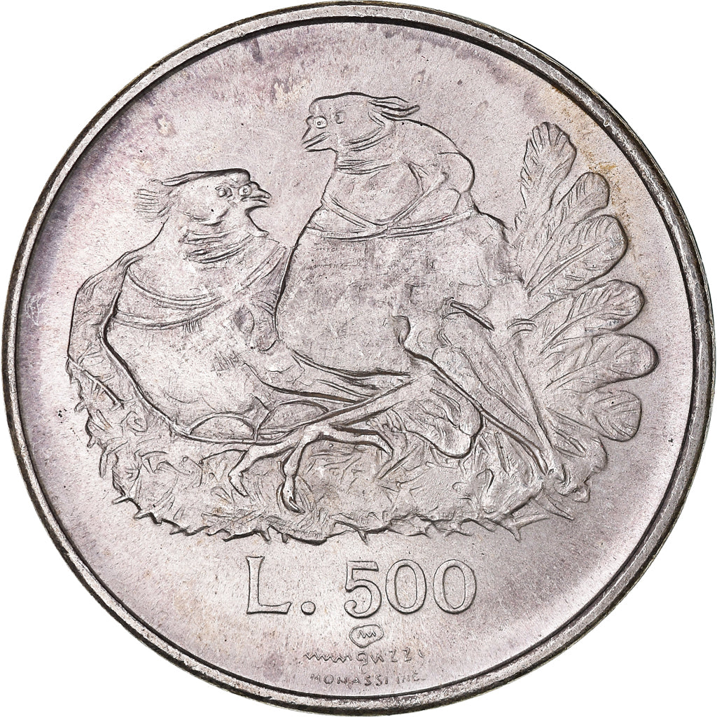Monnaie, Saint Marin , 500 Lire, 1974, Rome, TTB+, Argent, KM:37