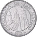 Coin, San Marino, 2 Lire, 1974, Rome, EF(40-45), Aluminum, KM:31