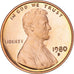 Coin, United States, Lincoln Cent, Cent, 1980, U.S. Mint, San Francisco, FDC.BE