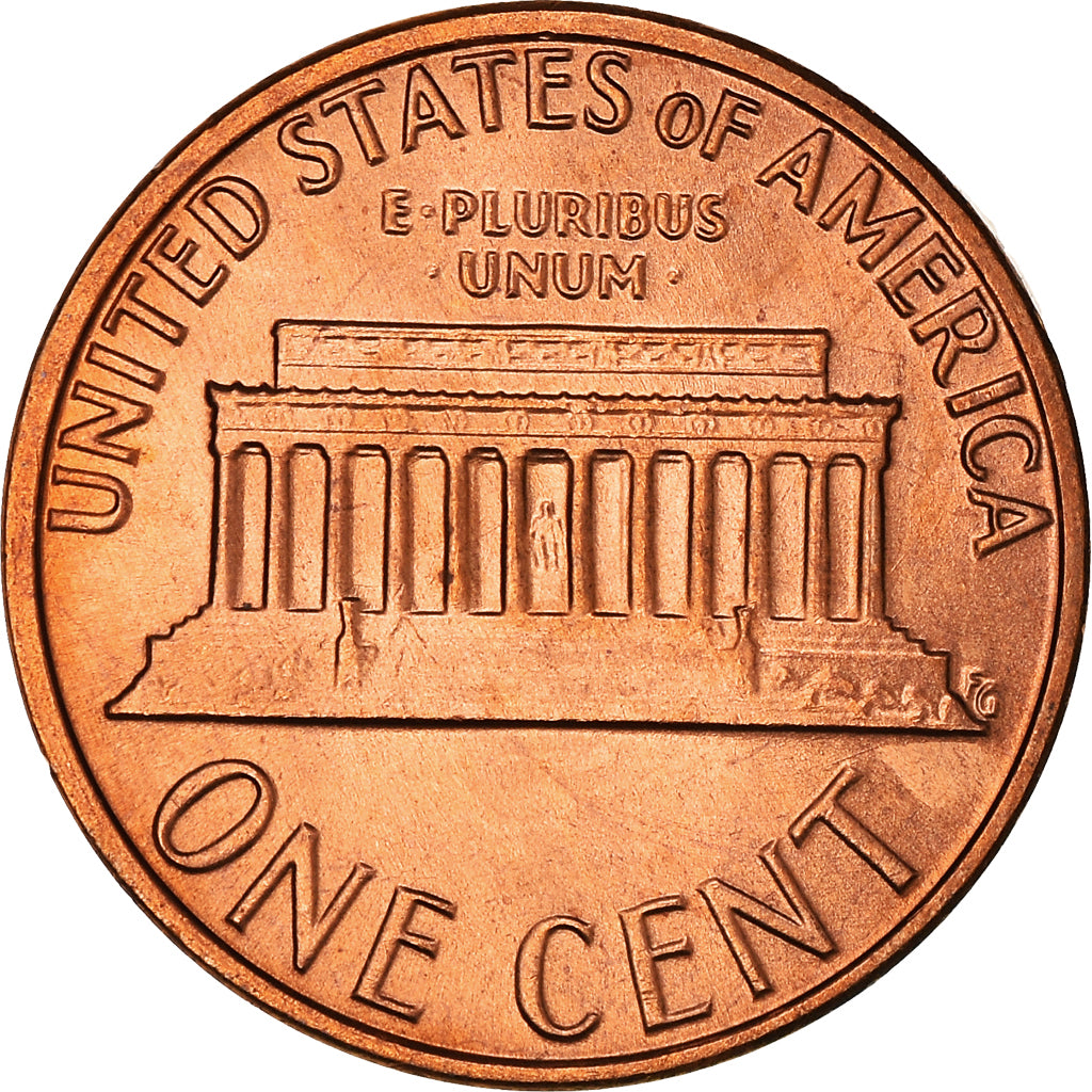 Coin, United States, Lincoln Cent, Cent, 1980, U.S. Mint, Denver, FDC