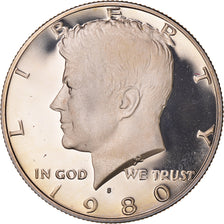 Moneta, Stati Uniti, Kennedy Half Dollar, Half Dollar, 1980, U.S. Mint, San