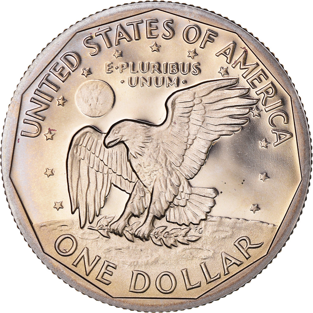 Coin, United States, Susan B. Anthony Dollar, Dollar, 1980, U.S. Mint, San