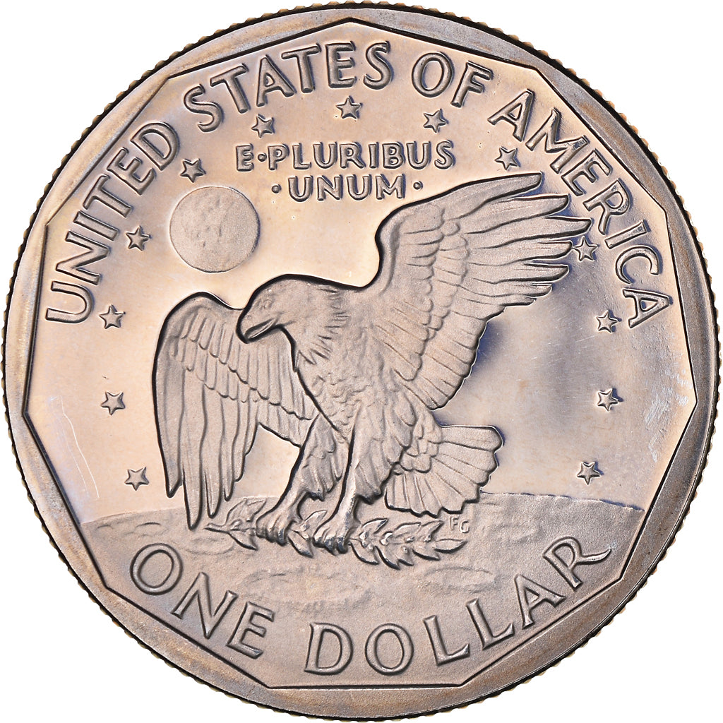 Coin, United States, Susan B. Anthony Dollar, Dollar, 1981, U.S. Mint, San