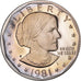 Coin, United States, Susan B. Anthony Dollar, Dollar, 1981, U.S. Mint, San